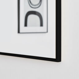Emma Rectangle Black Frame Wall Mirror - Black / 170x50cm - thumbnail 5