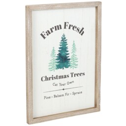 Farm Fresh Christmas Trees Framed Wall Art Print - H35 x W25cm - thumbnail 3