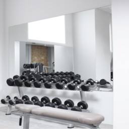 Circuitt Gym Studio 4mm Sheet Mirror Glass 4 Holes - Mirror - thumbnail 3