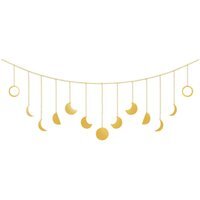 Moon Eclipse Wall Hanging Decoration - Gold - image 1