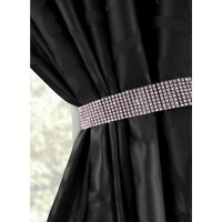 One Pair Tiebacks Diamante - Blush Pink