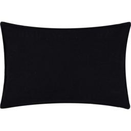 Ramas Jacquard Cushion - Black / 80 Feather 20 Polyester - thumbnail 2