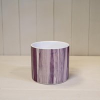Classic Grey Wood Grain Pot Plant pot - Grey