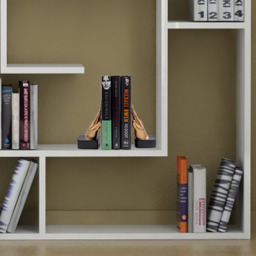 Resin Open Palm Hands Bookends Set - Gold - thumbnail 4