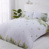 Tropics Duvet Cover Set - Green / Single - thumbnail 1