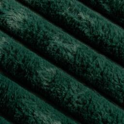 Faux Fur Thick Rib Throw - Green - thumbnail 5