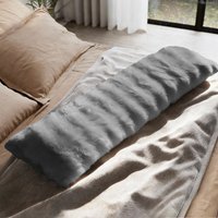 Luxury Supersoft Supporting Body Bolster Pillow - Silver