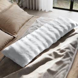 Luxury Supersoft Supporting Body Bolster Pillow - Silver - thumbnail 4