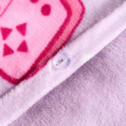 Gaming Print Fleece Duvet Set - Lilac - thumbnail 2