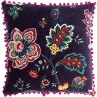 Palampur Polyester Filled Cushion - Damson