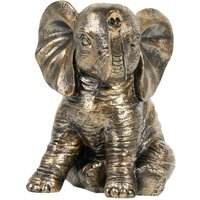 Ebony The Elephant Ornament - Bronze