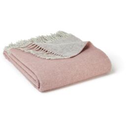 Dartmoor Wool Throw - Sunken Pink - thumbnail 2