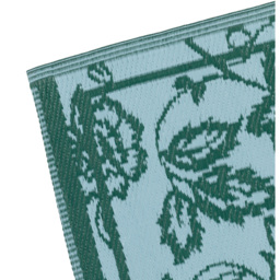 Anemone Woven Outdoor Rug - Teal/Mineral - thumbnail 3