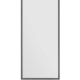 Arcus Outdoor Arched Garden Wall Mirror - Black / 180cm - thumbnail 4