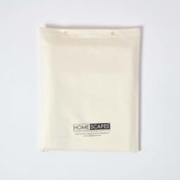 1000 Thread Count Egyptian Cotton Extra Deep Fitted Sheet - Cream / Single - thumbnail 4