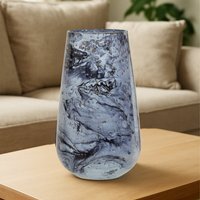 Shai Large Beige Speckled Vase - Glass 100%