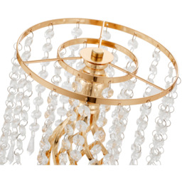 Crystal Golden Flower Arrangement Stand - Golden - thumbnail 5