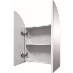 Mayfair Arch Mirror Cabinet - White - thumbnail 2