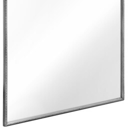 The Crown Metal Arched Framed Leaner Wall Mirror - Silver - thumbnail 4