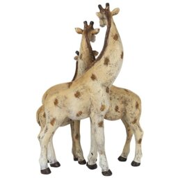 Spotted Giraffe Family Ornament Mother's Day Gift - Brown - thumbnail 2