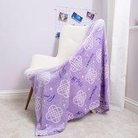 KPop Demon Hunters Fleece Throw - Lilac