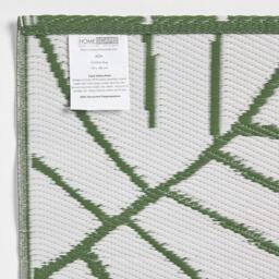 Homescapes Outdoor Rug Luxury Waterproof Reversible, Green Ada Botanical - Green / 240cm - thumbnail 5