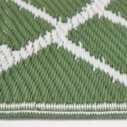 Homescapes Outdoor Rug Luxury Waterproof Reversible, Green Ada Botanical - Green / 240cm - thumbnail 4