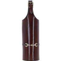 Exquisite Genuine Leather Wine Bottle Holder - Chestnut - image 1