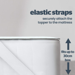 Thermal Insulated Mattress Topper - White / King - thumbnail 5