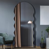 Fluctus Wave Mirror - Black - image 1