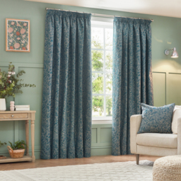 Grantley Jacquard Piped Cushion - Wedgewood / Feather - thumbnail 2
