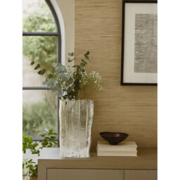 Caila Large Textured  Ombre Glass Vase - Cast Aluminium 100% - thumbnail 3