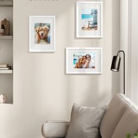 SONGMICS A4 Picture Frames, Photo Frames - White