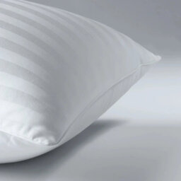 Satin Stripe Luxury Pillows - White / 2 - thumbnail 4
