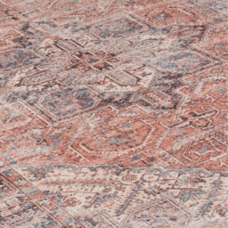 Terracotta Traditional Washable Area Rug - Terra / 230 x 160cm - thumbnail 4