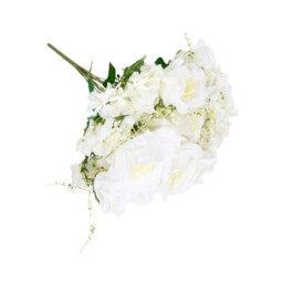 Rose Hydrangea Flower Bunch - White - thumbnail 3
