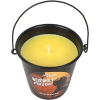 Werewolf Poison Candle In Metal Bucket For Evil Beasts - Black