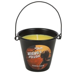 Werewolf Poison Candle In Metal Bucket For Evil Beasts - Black - thumbnail 3