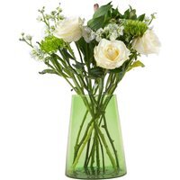 Jebel Recycled Glass Vase Decorative Home Flower Display Holder 3.5 Litre - Green - image 1