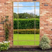 Genestra Outdoor Garden Wall Mirror - Gold / 120cm - thumbnail 1