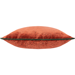 Estelle Spotted Cushion - Paprika/Teal / 80 Polyester 20 Feather - thumbnail 3