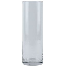 Clear Glass Cylinder Vase 30cm - Clear - thumbnail 2