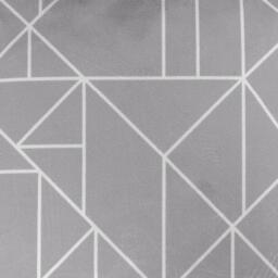Pack of Matte Velvet Mason Geo Cushion Covers - Grey / 2 - thumbnail 5