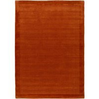 Terracotta Natural Wool Area Rug - Terracotta / 190cm x 280cm - thumbnail 1