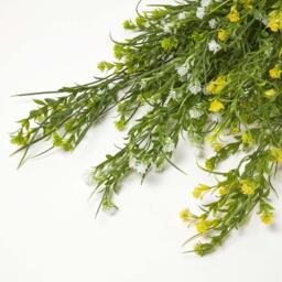 Homescapes Artificial Trailing Plants Set of 3, 70cm - Green, Yellow, White - thumbnail 3