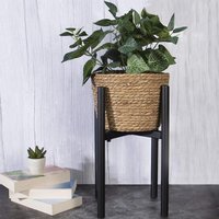 Metal Adjustable Plant Stand - Black - image 1