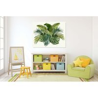 Leafs canvas print - Green / 31cm / 46cm - thumbnail 1