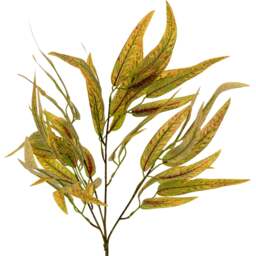 Set of 3 Variegated Long Leaf Artificial Eucalyptus Sprays - Green - thumbnail 3