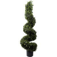 120cm Spiral Boxwood Artificial Tree UV Resistant Outdoor - 120cm UV Boxwood Spiral