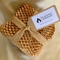 Red Berry Scented Organic Wax Bowl Candle - Red